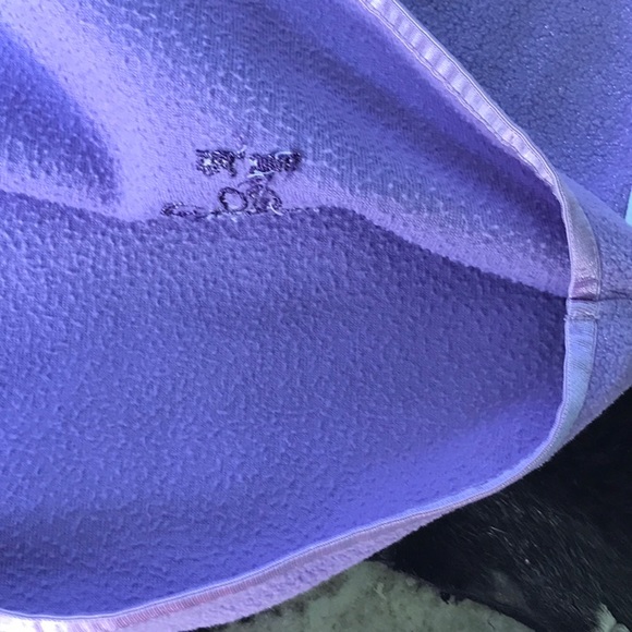 Limited Too Purple Fleece Angel Long Sleeves V-Neck Top Glitter Girls 12 - Picture 1 of 14